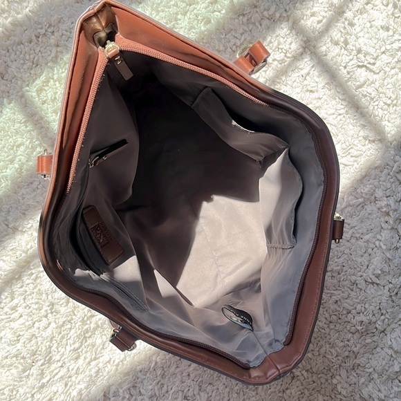 Anne Klein Pink Floral Tote - Picture 6 of 8